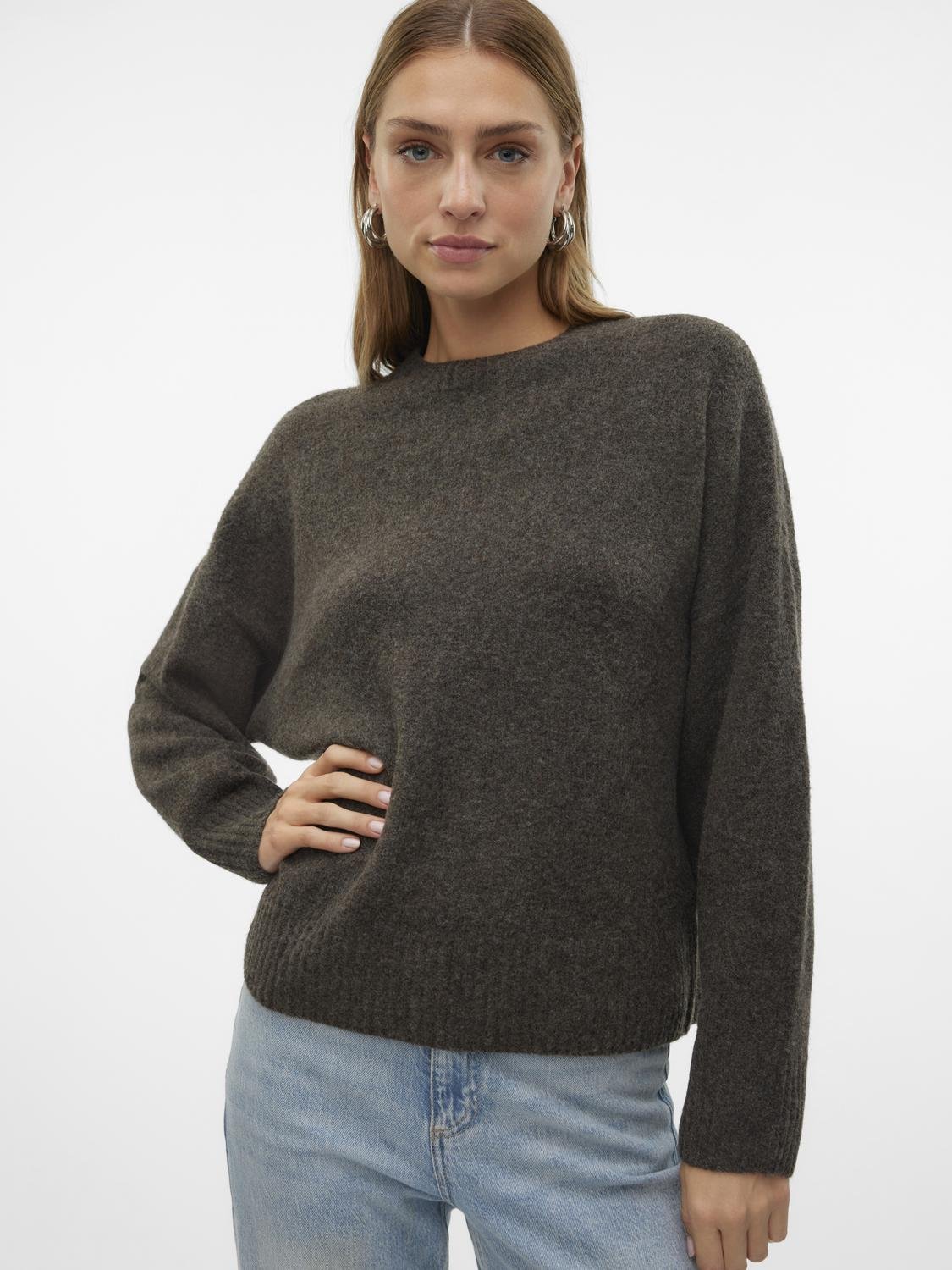VMBOOM Pullover - Chocolate Torte - VERO MODA & VILA Bergvik